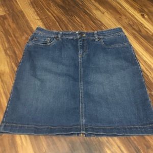 Darkwash Jean skirt